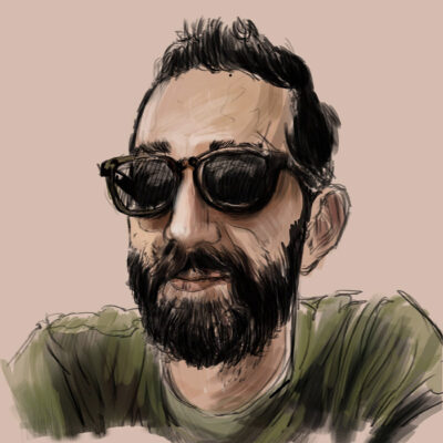 (Gökhan Danacıoğlu in Turkish) Gokhan Danacioglu's illustration drawn by Mehmet Kemal Sahinboy