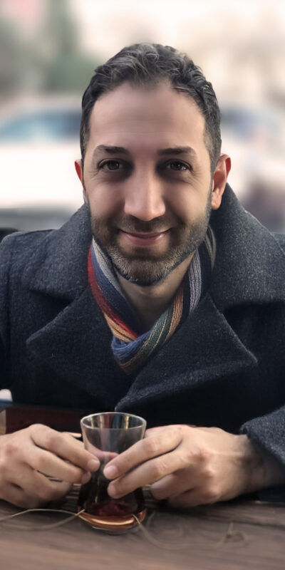 Close-up photo of Gokhan Danacioglu (Gökhan Danacıoğlu in Turkish)