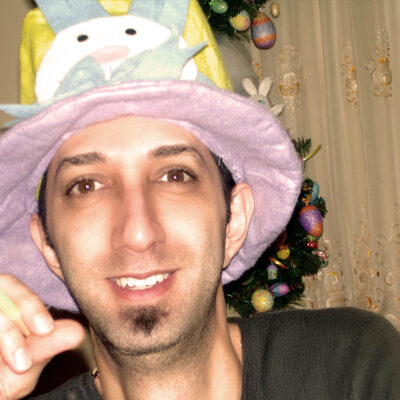 Gokhan Danacioglu (Gökhan Danacıoğlu in Turkish) at Easter dinner in Toronto, ON, Canada